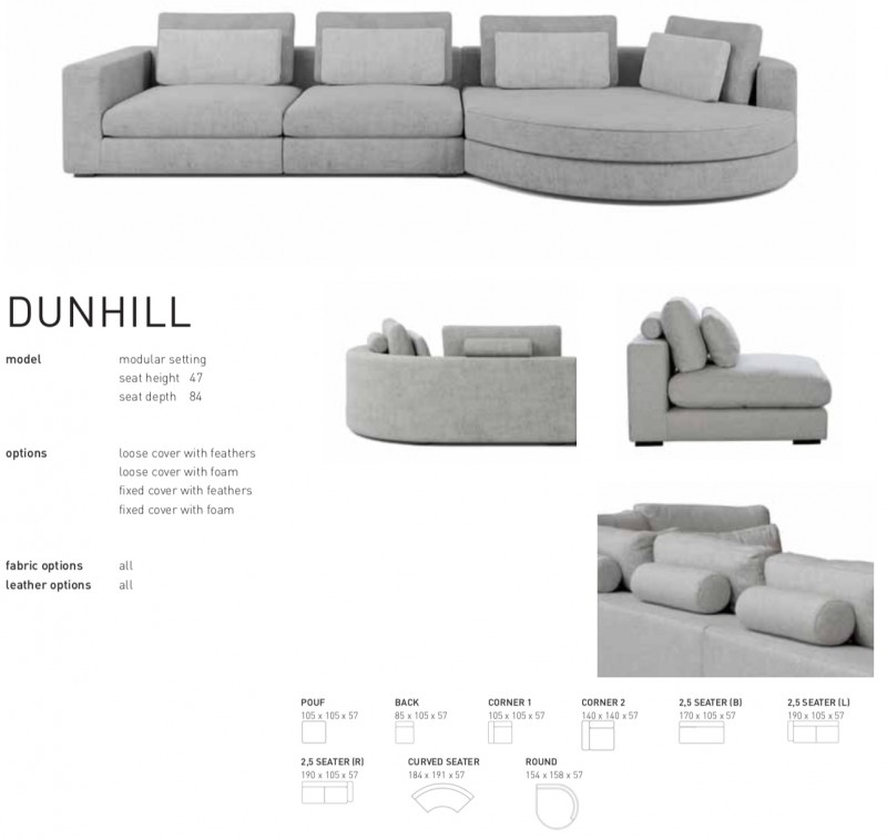 DUNHILL SOFA - CONTEMPORARY SOFA